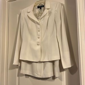 Petite Cream Jasper Skirt Suit